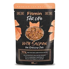 Fitmin for Life Adult Sterilized Salmon konservai katėms padaže