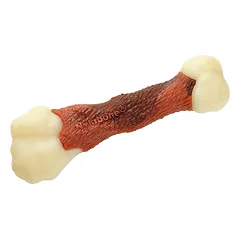 Nylabone Extreme Femur Beef - kramtomas žaislas šuns kaulo formos, su jautienos skoniu šunims, Bone / M — 2 nuotrauka