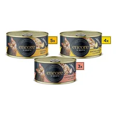 Encore skardinės sultinyje, drėgnas maistas katėms, ekonominė pakuotė 24 x 70 g — 3 nuotrauka