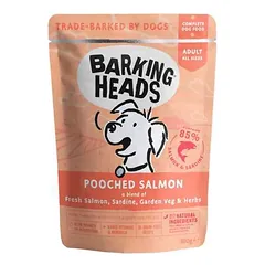 Barking Heads Pooched Salmon konservai su lašiša šunims 300g x 10vnt.