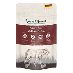 Venandi Animal Monoprotein drėgnas maistas katėms, ekonominė pakuotė 24 x 125 g — 4 nuotrauka