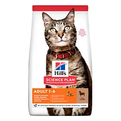 HILL'S SP Feline adult lamb&rice sausas maistas suaugusioms katėms su ėriena ir ryžiais, 300 g