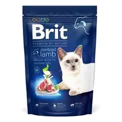 Brit Premium Cat Sterilized Lamb sausas maistas sterilizuotoms katėms, 8 kg