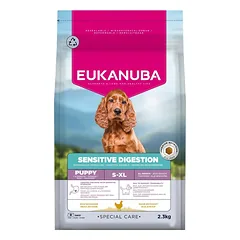 EUKANUBA Special Care Puppies with Sensitive Digestion 2,3 kg maistas šuniukams su jautria virškinimo sistema