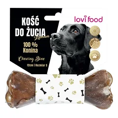 Lovi Food Premium kramtomasis arklio odos kaulas - kramtomas kaulas šunims, 100% arkliena