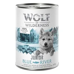 Wolf of Wilderness JUNIOR  6/24 x 400 g