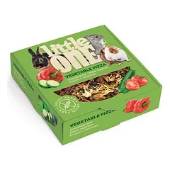 Little One Vegetable Pizza skanėstas-žaislas mažiems graužikams, 55 g