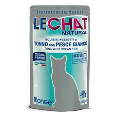 LeChat Natural Pouch Adult Tuna Flakes with Ocean Fish 80 g