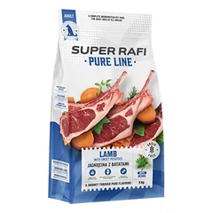 SUPER RAFI Pure Line Aviena su batatais 9 kg sausas maistas šunims