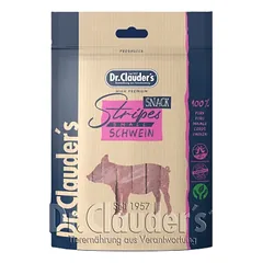 DR. CLAUDER’S vytintos kiaulienos juostelės šunims ir katėms 80g