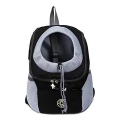 Hundetransportrucksack L schwarz, bequem für Reisen und unterwegs