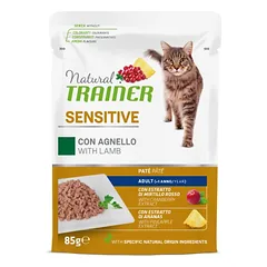 Trainer Cat Sensitive Lamb pašt. katėms su ėriena 85g