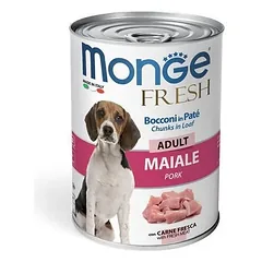 Monge Fresh konservuotas pašaras su kiauliena  6x400g