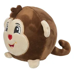 Trixie Plush Monkey round pliušinis žaislas šunims su cyptuku, 11 cm — 2 nuotrauka