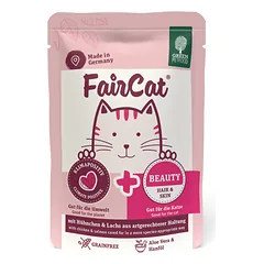 Green Petfood FairCat Beauty konservai katėms kailiui ir odai, 85 g nuotrauka