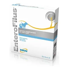 EnteroFilus 12×10 ml – Skystas simbiotikas (prebiotikas+probiotikas), Papildomas pašaras šunims ir katėms — 2 nuotrauka