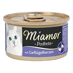 MIAMOR Pastete Paukštienos širdys paštetas 85g