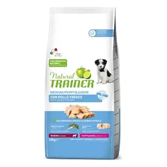 Trainer Natural MEDIUM PUPPY/JUNIOR su Vištiena 12kg.