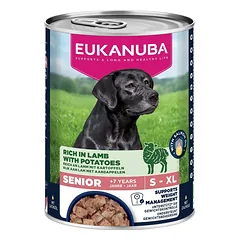 EUKANUBA Life Care Senior Rich in Lamb 400 g konservai vyresniems šunims, turintiems daug avienos ir bulvių nuotrauka