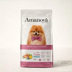 AMANOVA - Amanova Getreidefreies Hundefutter für kleine Rassen mit Lachs f