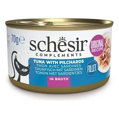 SCHESIR konservai su tunais ir sardinėmis 70 g