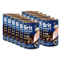 Brit Premium by Nature Žuvis su žuvies oda 12x400g
