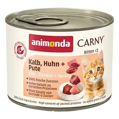 animonda Carny Kitten 12 x 200 g, drėgnas maistas kačiukams — 4 nuotrauka