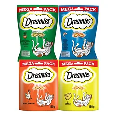 DREAMIES Mega Pack 4x180g kačių skanėstų mišinys