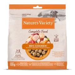Nature’s Variety Completed Mini liofilizuotas maistas mažų veislių šunims su vištiena, 120 g