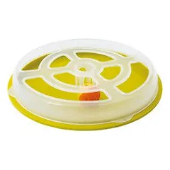 Georplast VERTIGO interaktyvus žaislas katėms su kamuoliuku, d=29 cm, h=5 cm, įvairių spalvų — 3 nuotrauka