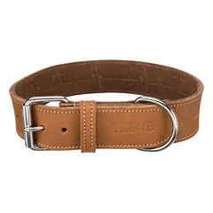 Trixie Rustic antkaklis iš riebalinės odos Heartbeat, juoda, L–XL, 55–65 cm/40 mm — 2 nuotrauka