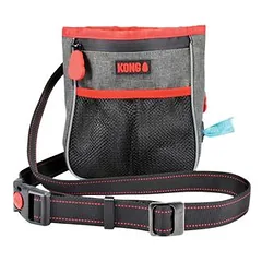 KONG Snacktasche, schwarz/rot