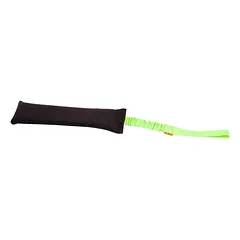 Judrumo žaislas šuniui juodas su žalia rankena Dingo, Agility Bungee, 8 x 27 cm — 2 nuotrauka