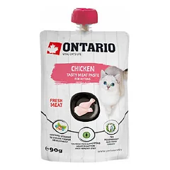 Ontario Kitten šviežios mėsos pasta su vištiena, drėgnas maistas kačiukams 90 g parduotuvėje 1petshop.lt