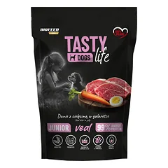 Tasty Dogs Life Junior veršienos želė patiekalas 150g