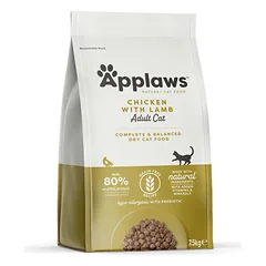 Applaws Cat Adult su vištiena ir ėriena, sausas maistas katėms 7,5 kg parduotuvėje mumbo.lt