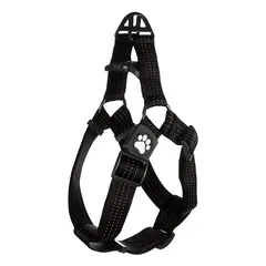 Flamingo petnešos šunims Step & Go Zorba, juodos, L / Plotis: 32 mm — 4 nuotrauka