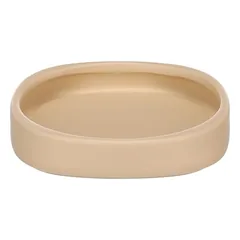 Flamingo Futter- und Trinknapf Zara rund/flach beige für Katzen