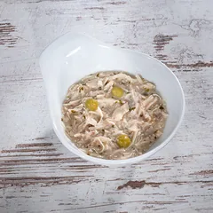 WILDES LAND Filet konservai katėms su vištiena, antiena ir žirneliais 80 g — 3 nuotrauka