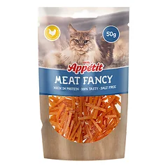 Comfy appetit fancy skanėstas katėms, vištienos juostelės, 50g