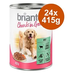 Sparpaket Briantos Chunks in Gravy 24 x 415 g