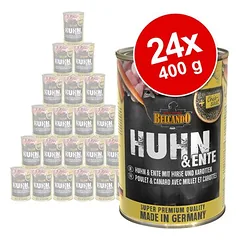 Belcando Super Premium drėgnas maistas šunims, ekonominė pakuotė 24 x 400 g