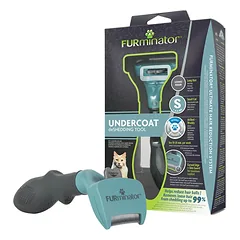 FURminator deShedding šukos ilgaplaukėms katėms S