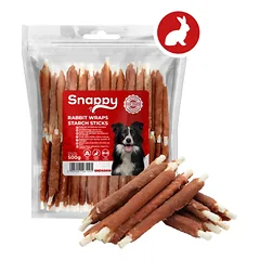 Snappy Dog triušio suktinukai su krakmolo lazdelėmis 500g