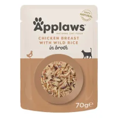 APPLAWS konservai katėms su vištiena ir laukiniais ryžiais 70 g parduotuvėje zoobaze.lt