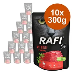 Rafi Cat drėgnas maistas katėms 10 x 300 g