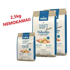 Bosch Soft Junior Chicken & Batten 2x12,5kg+2,5kg NEMOKAMAI!!!