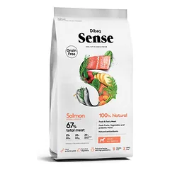 Dibaq Sense begrūdis maistas šunims su lašiša 2Kg