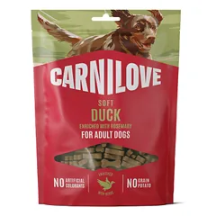 CARNILOVE Soft Snack Duck enriched with Rosemary skanėstai šunims 200 g