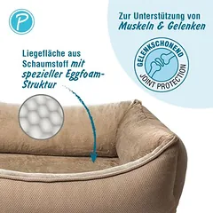 Petlando guolis šunims LikeOrtho Lucy, rudas, Dideliems 26–45 kg — 5 nuotrauka